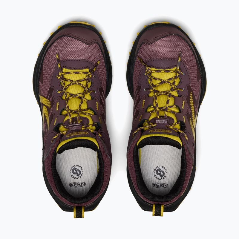Detské turistické topánky KEEN Zionic Mid Wp huckleberry/mango mint 5