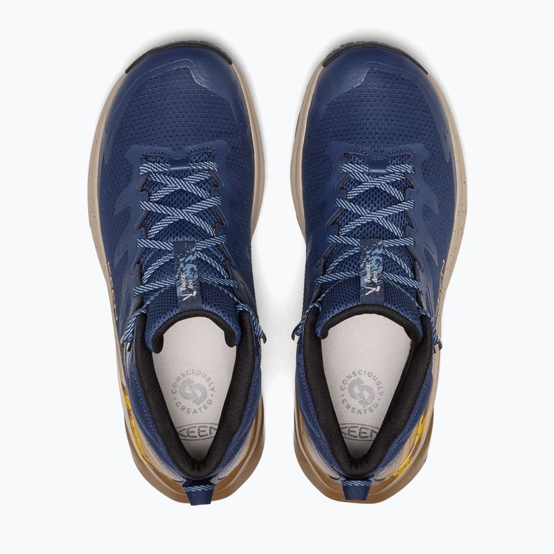 Pánske turistické topánky KEEN Targhee Apex Mid Wp naval academy/symphonic susnset 5