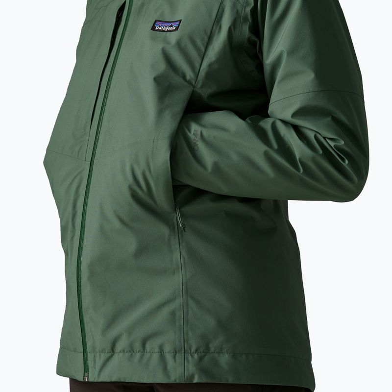 Dámska nepremokavá bunda Patagonia Insulated Boulder Fork Rain canopy green 5