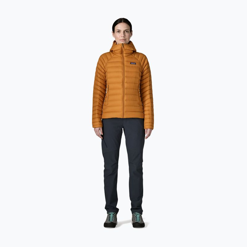 Dámska páperová bunda Patagonia Down Sweater Hoody cinnamon brown 2