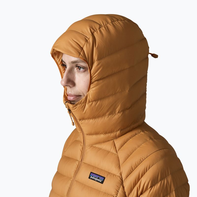Dámska páperová bunda Patagonia Down Sweater Hoody cinnamon brown 5