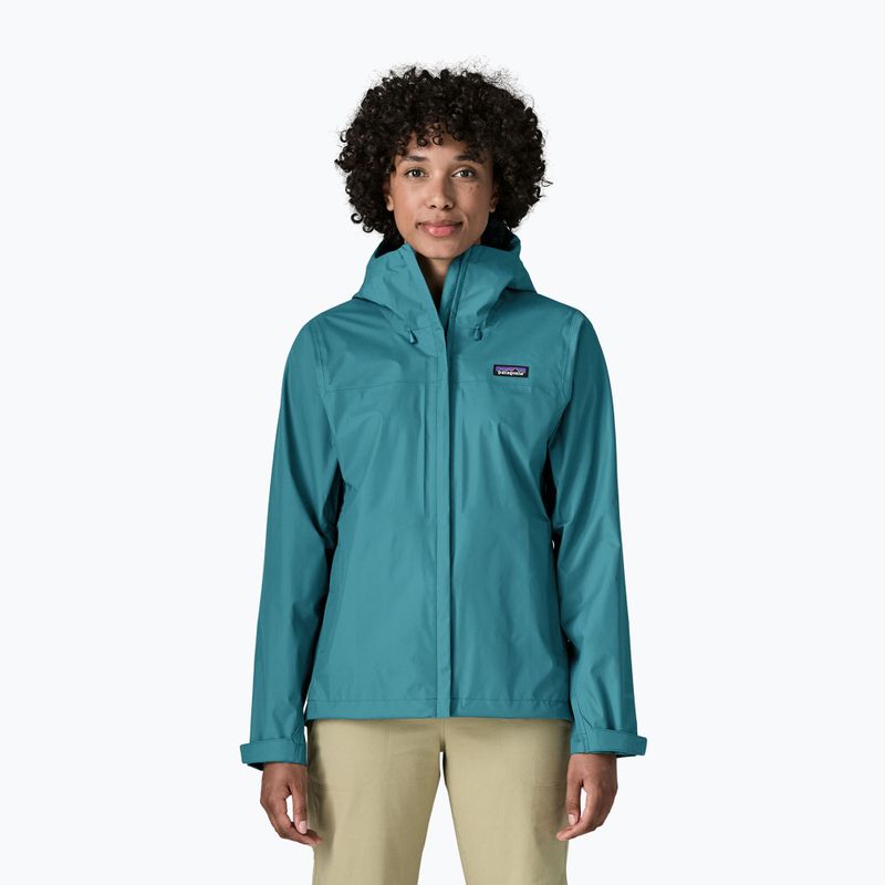 Dámska nepremokavá bunda Patagonia Torrentshell 3L Rain glacial glue