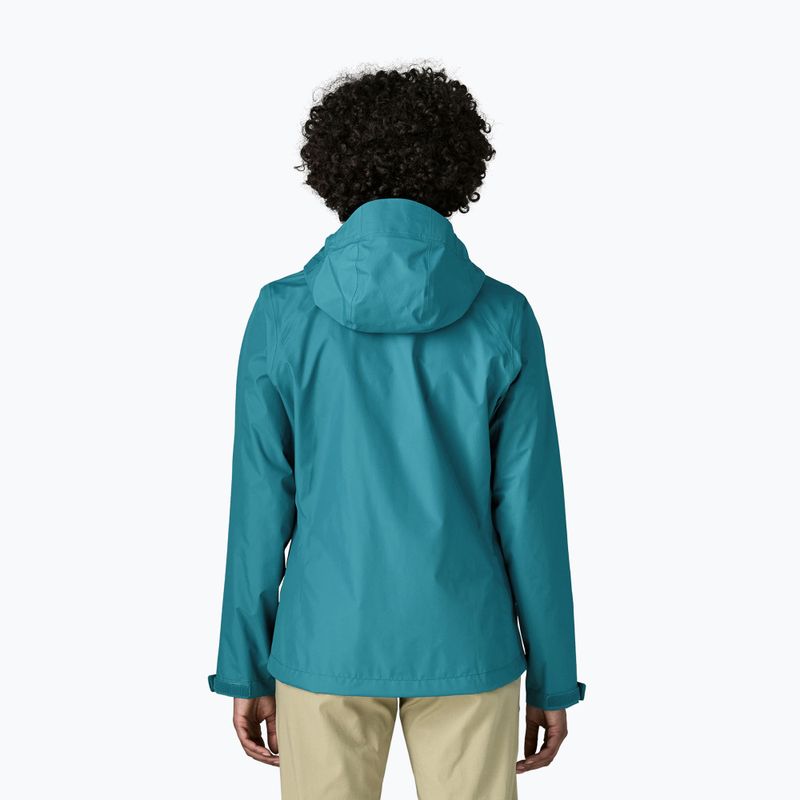 Dámska nepremokavá bunda Patagonia Torrentshell 3L Rain glacial glue 2