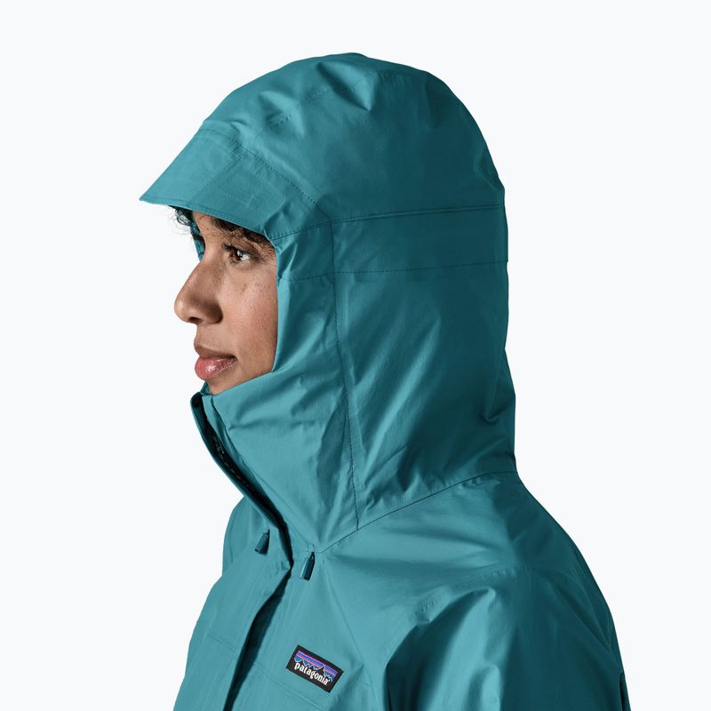 Dámska nepremokavá bunda Patagonia Torrentshell 3L Rain glacial glue 4