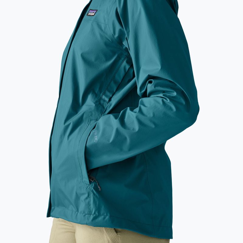 Dámska nepremokavá bunda Patagonia Torrentshell 3L Rain glacial glue 5
