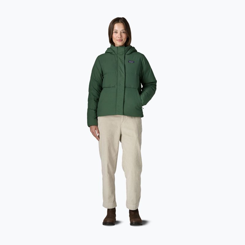 Dámska páperová bunda Patagonia Sisar Down Hoody canopy green 2