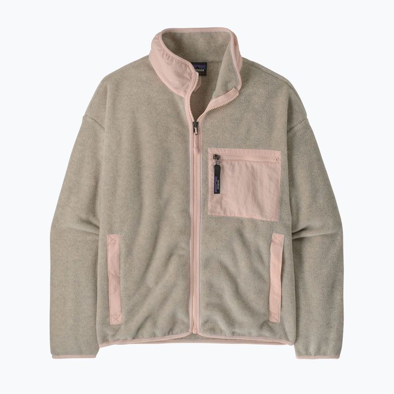 Dámska fleecová mikina Patagonia Synchilla oatmeal heather w/pink frost 5