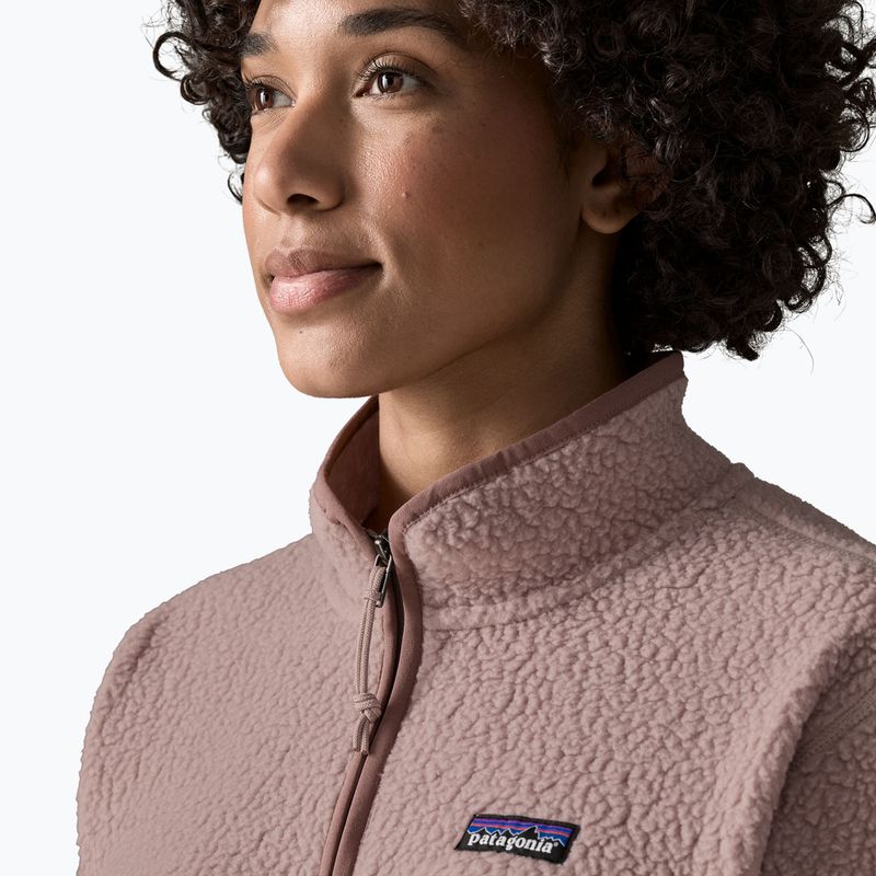 Dámska fleecová mikina Patagonia Retro Pile Marsupial stingray mauve 5