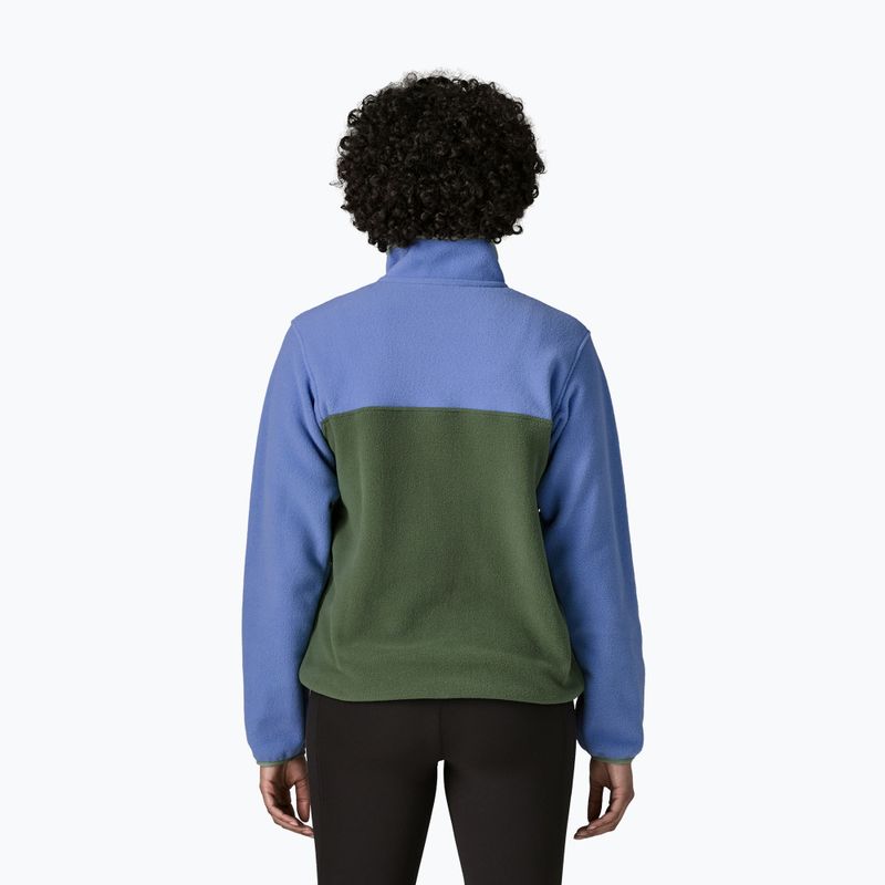Dámska fleecová mikina Patagonia Lightweight Synchilla Snap-T Pullover canopy green 2