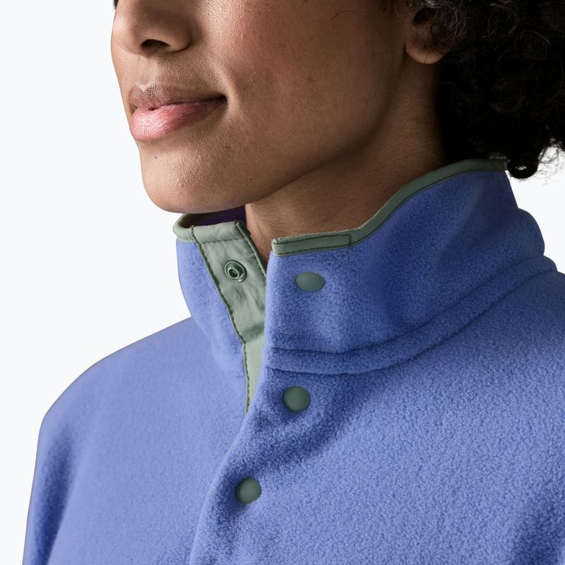 Dámska fleecová mikina Patagonia Lightweight Synchilla Snap-T Pullover canopy green 5