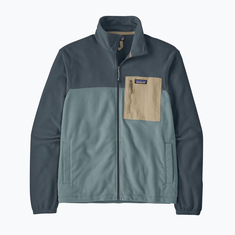 Pánska fleecová mikina Patagonia Micro D Patch Pocket blue sage 2