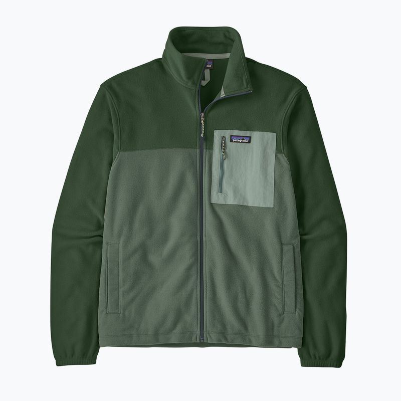 Pánska fleecová mikina Patagonia Micro D Patch Pocket canopy green 2