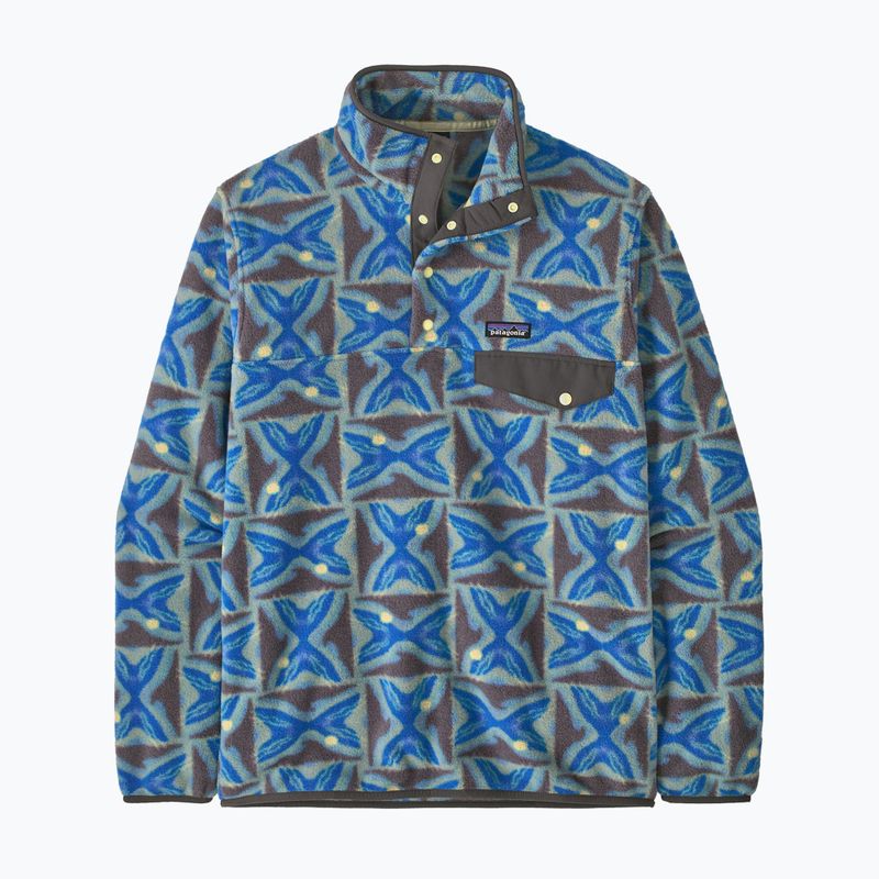 Pánska fleecová mikina Patagonia Lightweight Synchilla Snap-T Pullover deep freeze: forge grey 6