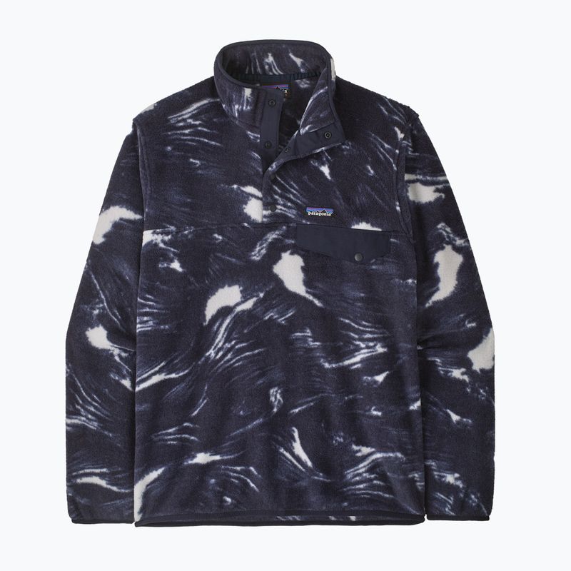 Pánska fleecová mikina Patagonia Lightweight Synchilla Snap-T Pullover polar breeze: sunken blue 5