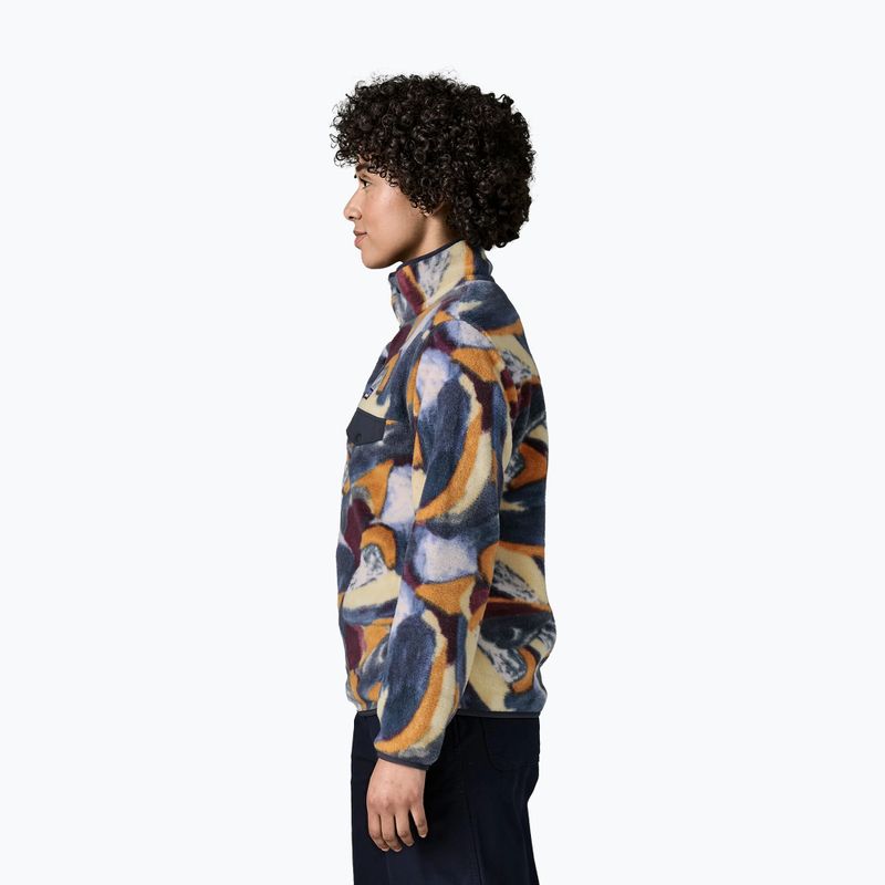 Dámska fleecová mikina Patagonia Lightweight Synchilla Snap-T Pullover smudge: smolder blue 3