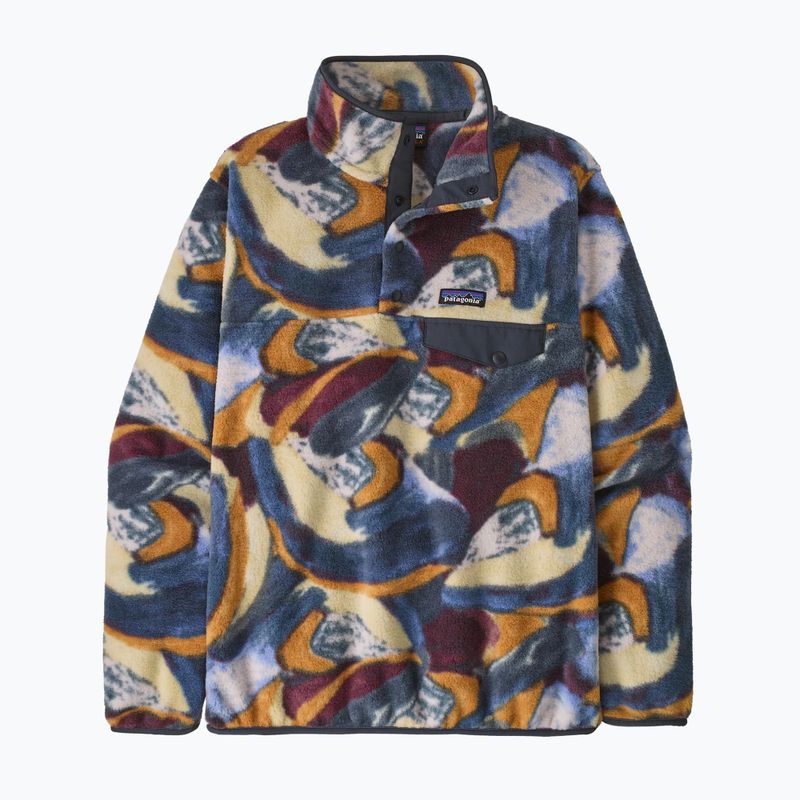 Dámska fleecová mikina Patagonia Lightweight Synchilla Snap-T Pullover smudge: smolder blue 4