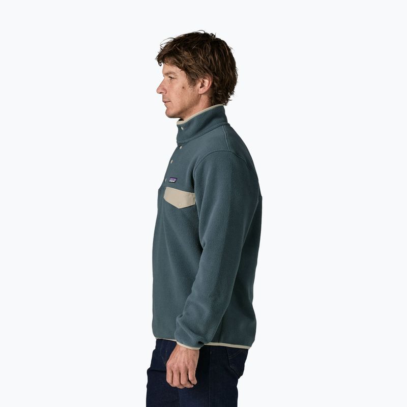 Pánska fleecová mikina Patagonia Lightweight Synchilla Snap-T Pullover summit blue 3