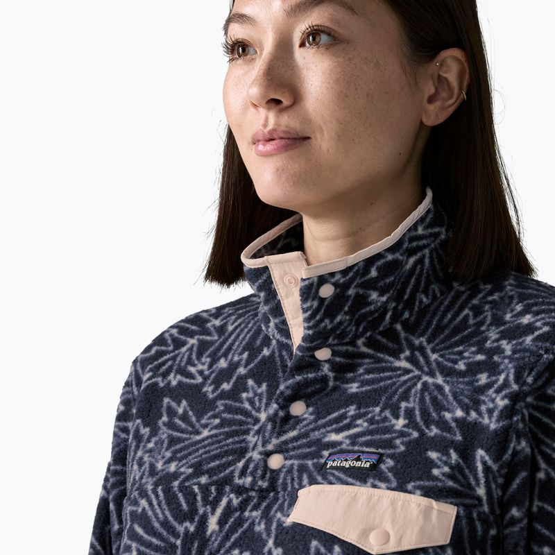Dámska fleecová mikina Patagonia Lightweight Synchilla Snap-T Pullover saxifrage: sunken blue 3