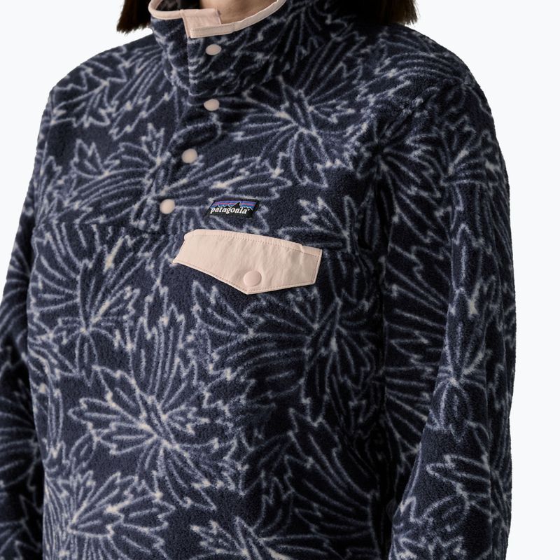 Dámska fleecová mikina Patagonia Lightweight Synchilla Snap-T Pullover saxifrage: sunken blue 4
