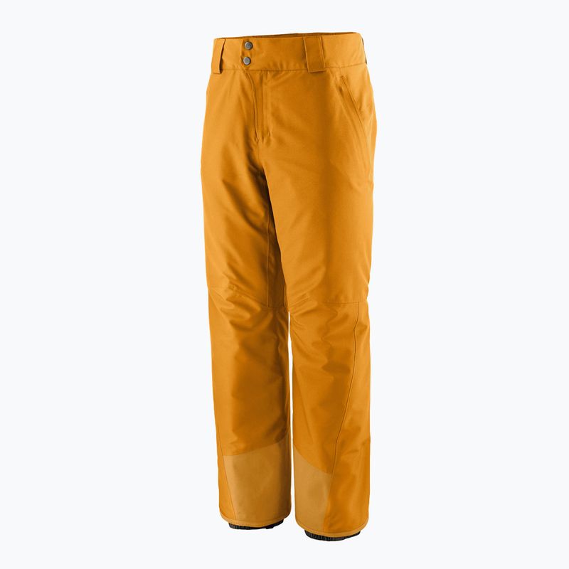 Pánske lyžiarske nohavice Patagonia Insulated Powder Town - Regular cinnamon brown