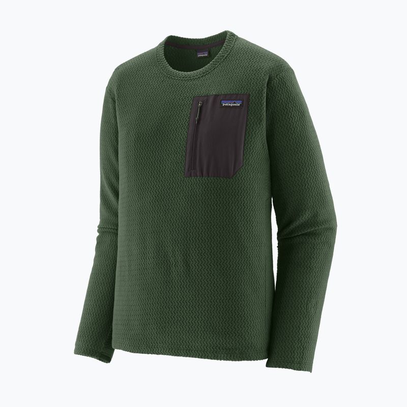 Pánska mikina Patagonia R1 Air Crew treeline green 2