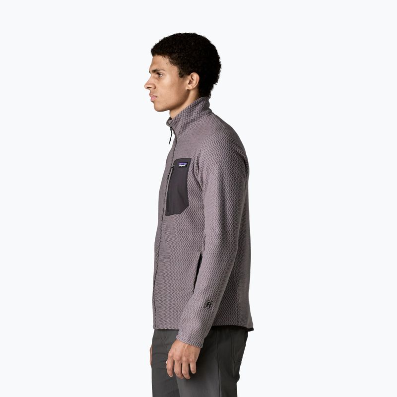Pánska fleecová mikina Patagonia R1 Air may grey 3