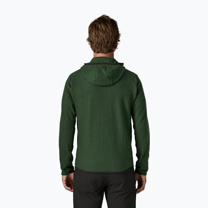 Pánska trekingová mikina Patagonia R1 Air Full-Zip Hoody treeline green 2
