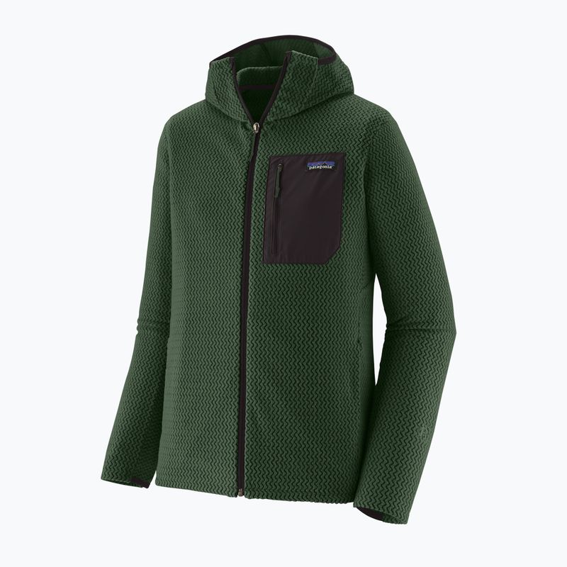 Pánska trekingová mikina Patagonia R1 Air Full-Zip Hoody treeline green 5