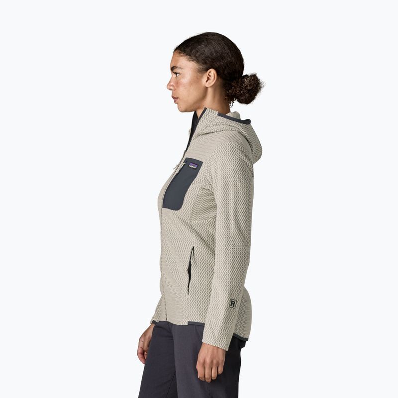 Dámska fleecová mikina Patagonia R1 Air Full-Zip Hoody birch white 3