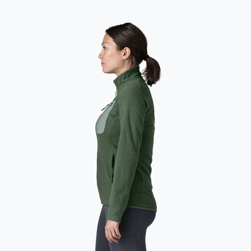 Dámska fleecová mikina Patagonia R1 Air canopy green 3