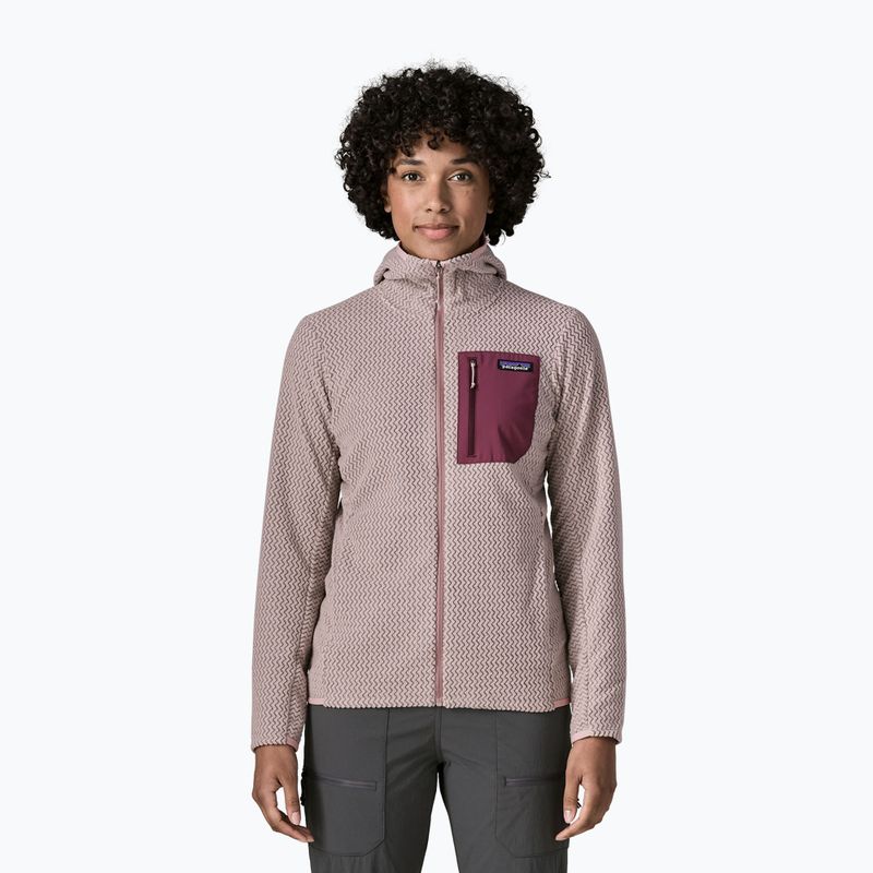 Dámska fleecová mikina Patagonia R1 Air Full-Zip Hoody stingray mauve