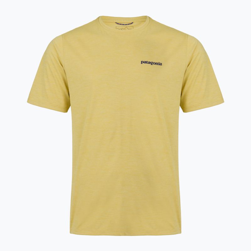 Pánske tričko Patagonia Capilene Cool Daily Boardshort Logo limestone yellow - light limestone yellow x-dye