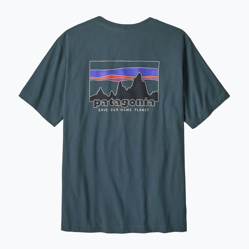 Pánske tričko Patagonia '73 Skyline T-Shirt summit blue 2