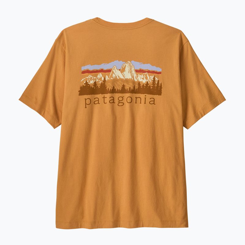 Pánske tričko Patagonia Fitz Roy Foothills dried mango 2