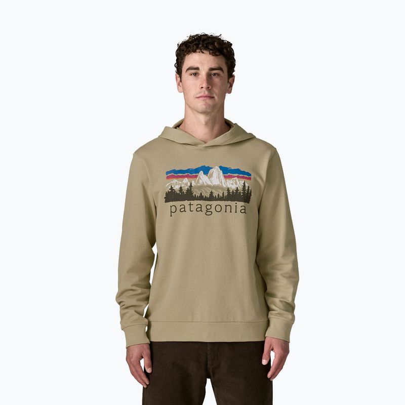 Pánska trekingová mikina Patagonia Fitz Roy Foothills Daily Hoody weathered stone