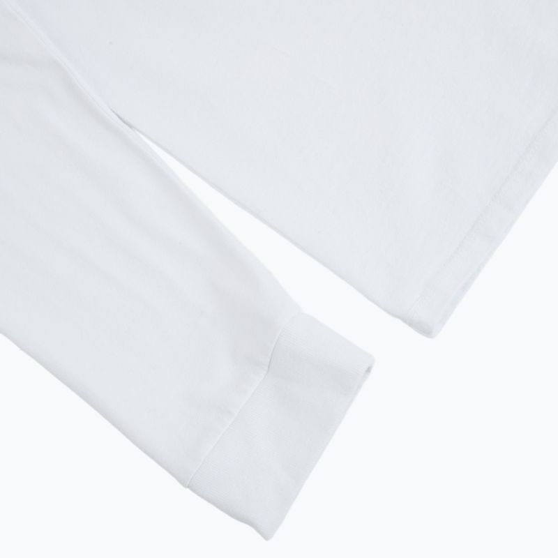 Pánske tričko longsleeve Patagonia P-6 Logo Responsibili fiber white 4