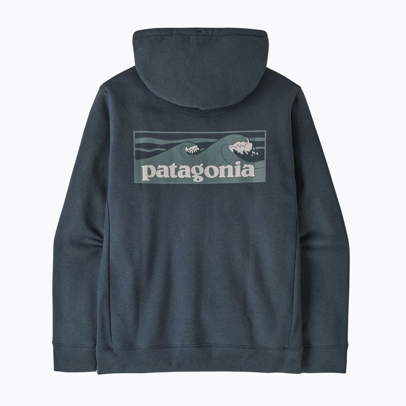 Pánska mikina Patagonia Boardshort Logo Uprisal Hoody Summit Blue 2