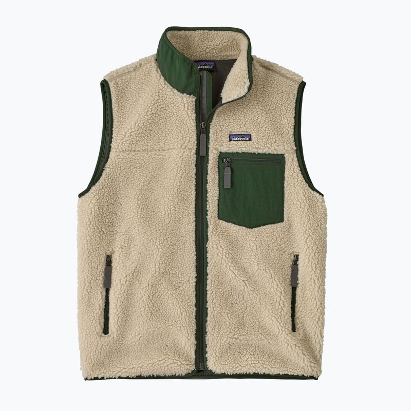 Pánska vesta Patagonia Classic Retro-X dark natural w/treeline green 2