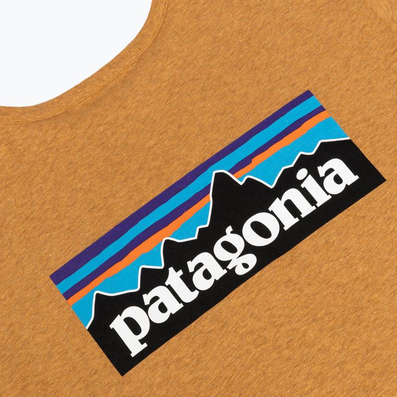 Dámske tričko longsleeve Patagonia P-6 Logo Responsibili-Tee LS dried mango 4