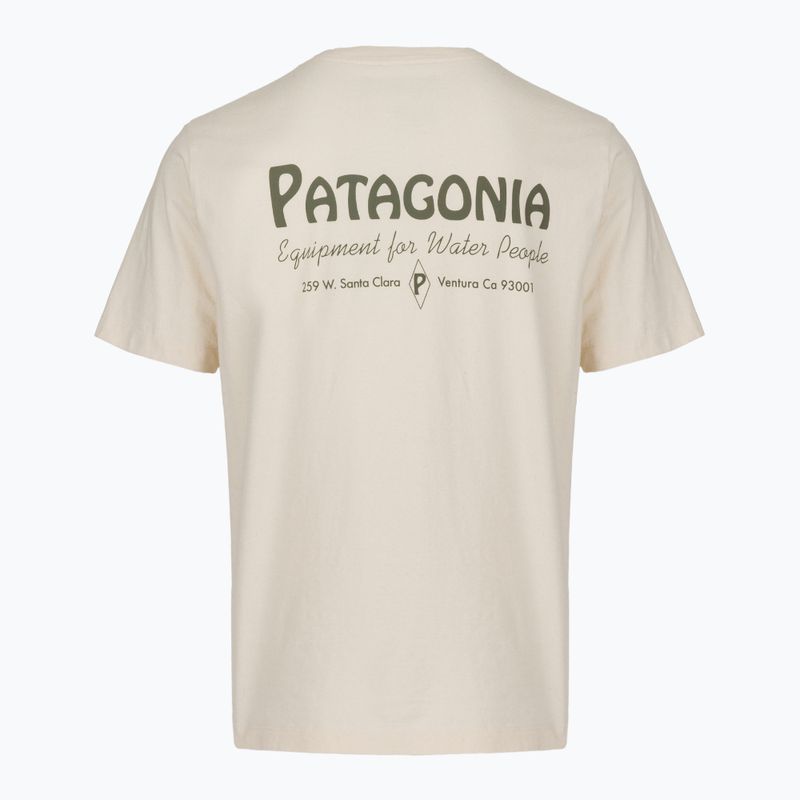 Pánske tričko Patagonia Water People Banner T-Shirt undyed natural 2