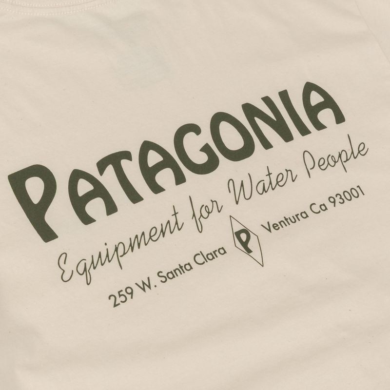 Pánske tričko Patagonia Water People Banner T-Shirt undyed natural 4