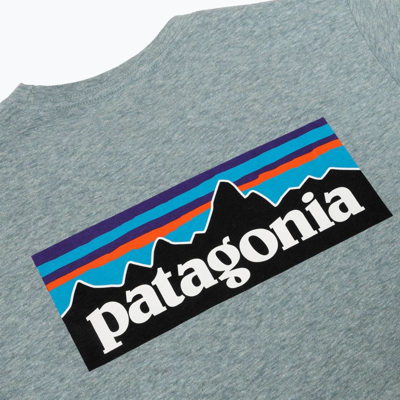 Dámske tričko Patagonia P-6 Logo Responsibili-Tee blue sage 3