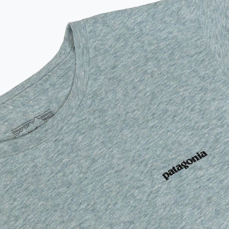 Dámske tričko Patagonia P-6 Logo Responsibili-Tee blue sage 4