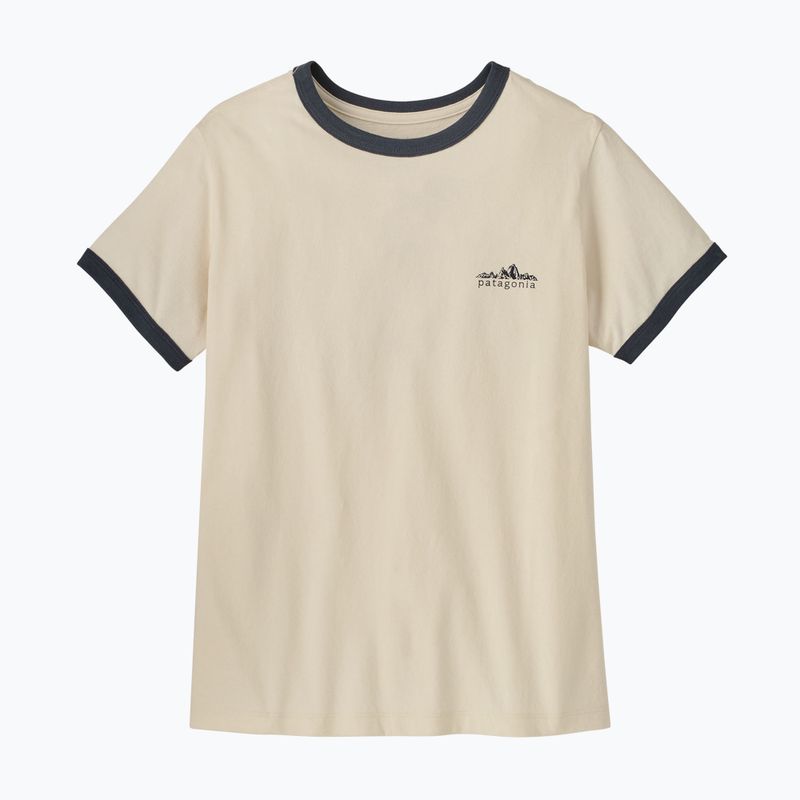 Dámske tričko Patagonia Fitz Roy Foothills Ringer Tee undyed natural