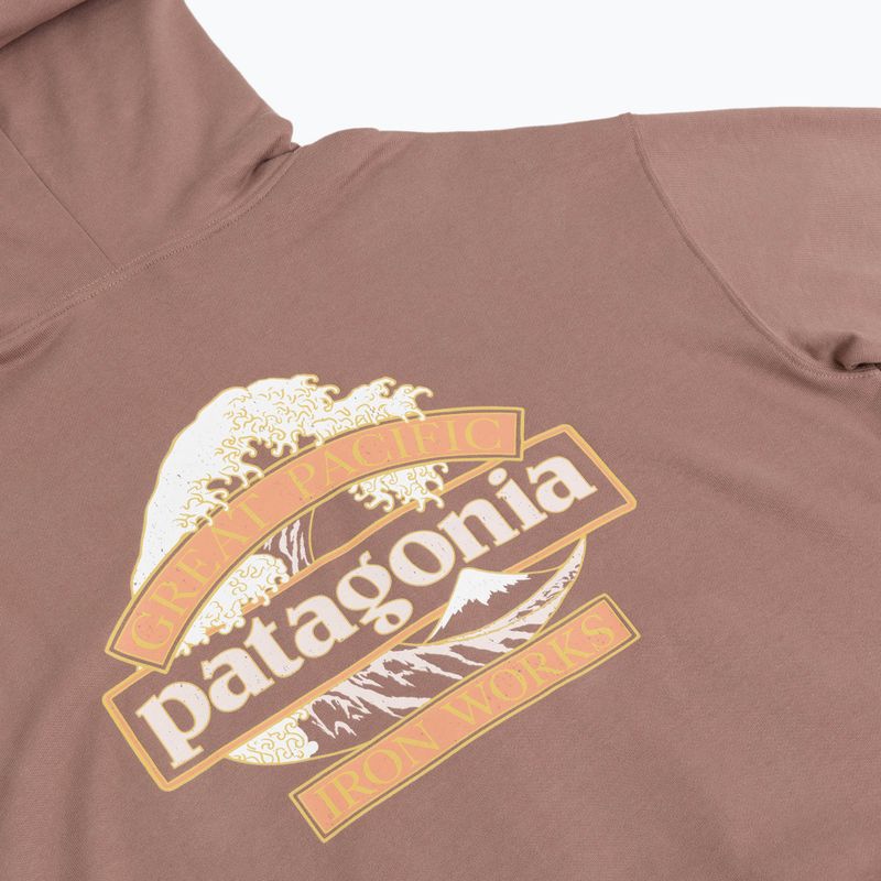 Dámska trekingová mikina Patagonia Great Waves Daily Hoody moonrise taupe 3