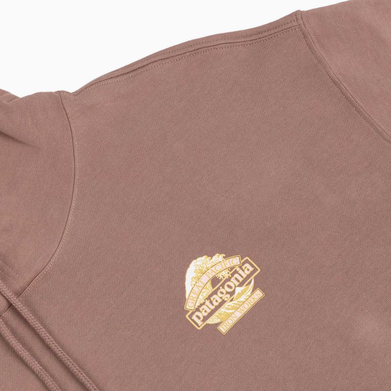 Dámska trekingová mikina Patagonia Great Waves Daily Hoody moonrise taupe 4