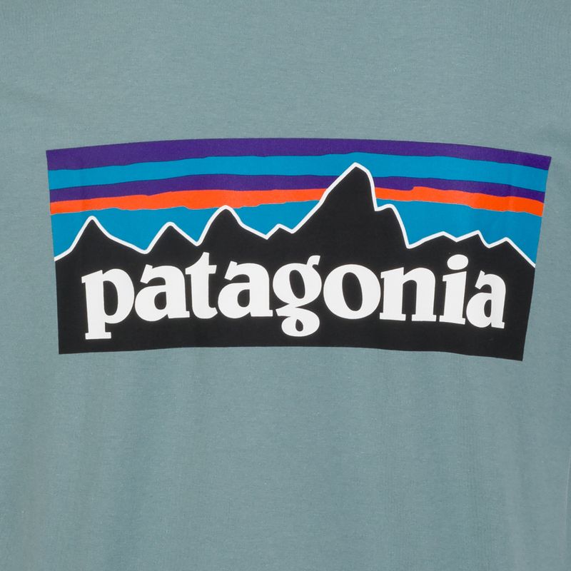 Pánske tričko Patagonia P-6 Logo blue sage 4