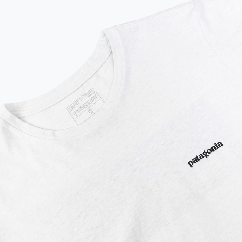 Dámske tričko Patagonia P-6 Logo Responsibili-Tee fiber white 3