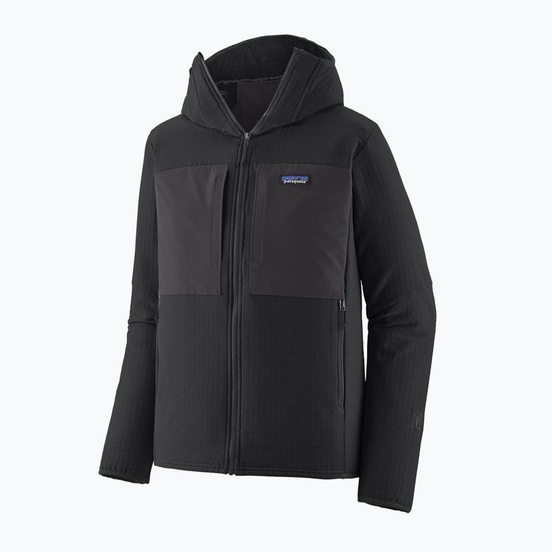 Pánska trekingová mikina Patagonia R2 TechFace Hoody black 2