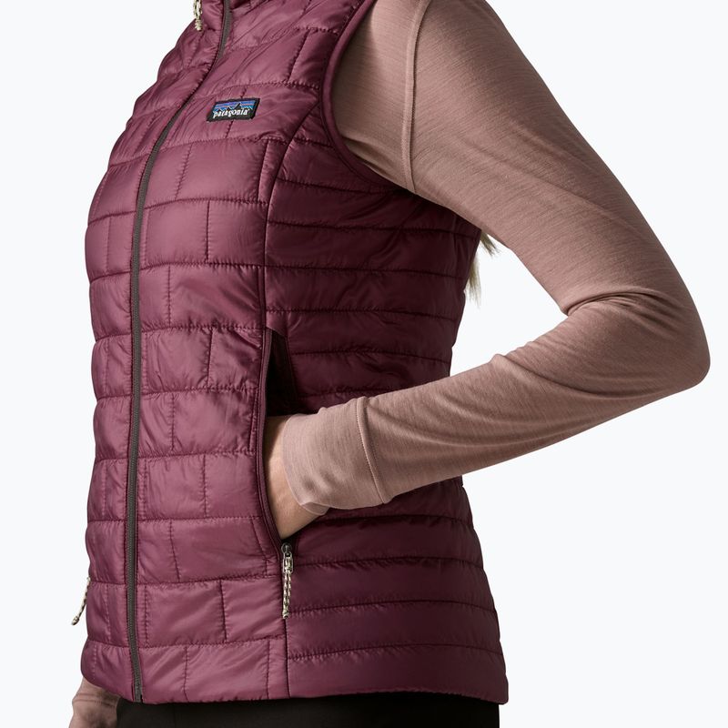 Dámska vesta Patagonia Nano Puff berry fig 5